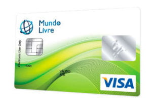 Cartão pre pago mundo livre Internacional Cartão pré-pago mundo livre Internacional
