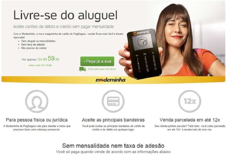 Máquina moderninha