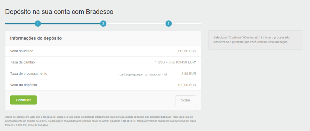 Depositar NETELLER Pelo Bradesco 2 Depositar NETELLER Pelo Bradesco 2