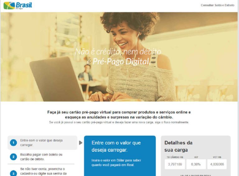 Brasil Pre Pago | Cartão Pré-Pago Internacional Cartão Pré-Pago BPP Digital