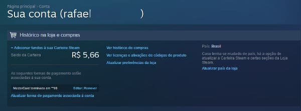 Adicionar Fundos Steam 2 | Cartão Pré-Pago Internacional Adicionar Fundos Steam 2