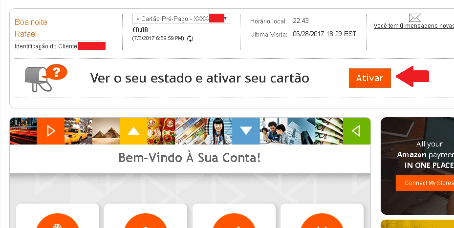 Ativar cartão payoneer 1 Ativar cartão payoneer 1