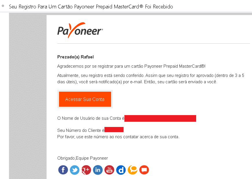 Pedir novo Cartão Payoneer euro 4 Pedir novo Cartão Payoneer euro 4