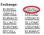 Converter SLL para USD Converter SLL para USD