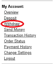 Sacar Withdraw Sacar Withdraw na Virwox