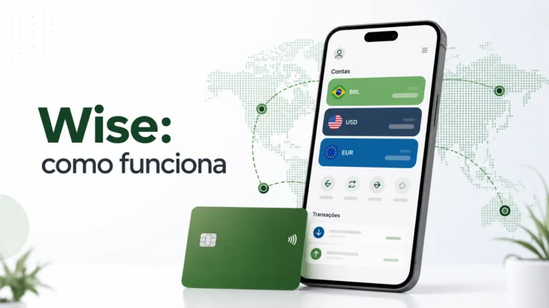 Wise: é um Aplicativo de conta internacional com várias moedas e cartão de débito