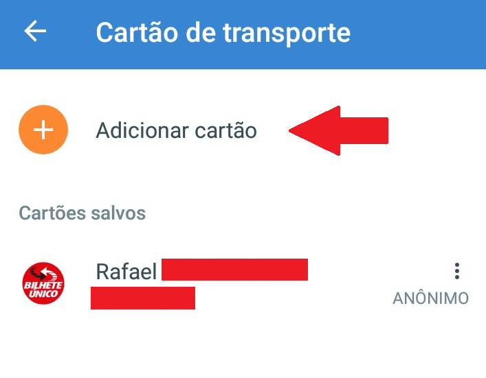 Adicionar Cartao Transporte Recargapay Adicionar Cartão Transporte Recargapay