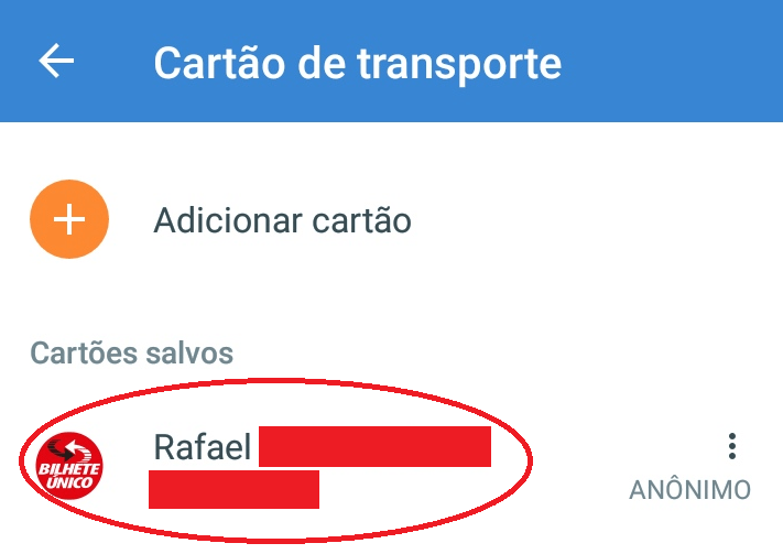 Cartao transporte salvo recargapay Cartão transporte salvo recargapay