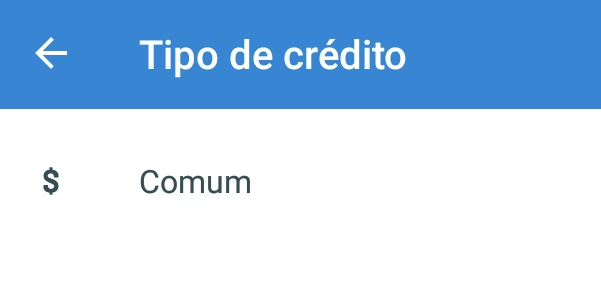 Escolher tipo credito cartao transporte recargapay Escolher tipo credito cartão transporte recargapay