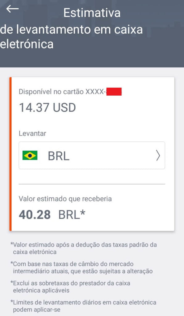 Payoneer Valor Estimado Reais Brasileiros App da Payoneer mostra valor estimado em reais brasileiros
