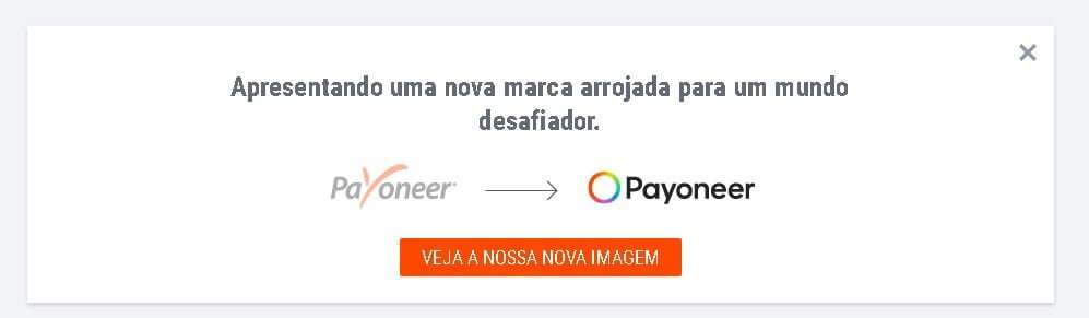 Payoneer Nova Logo | Cartão Pré-Pago Internacional Nova logo Payoneer