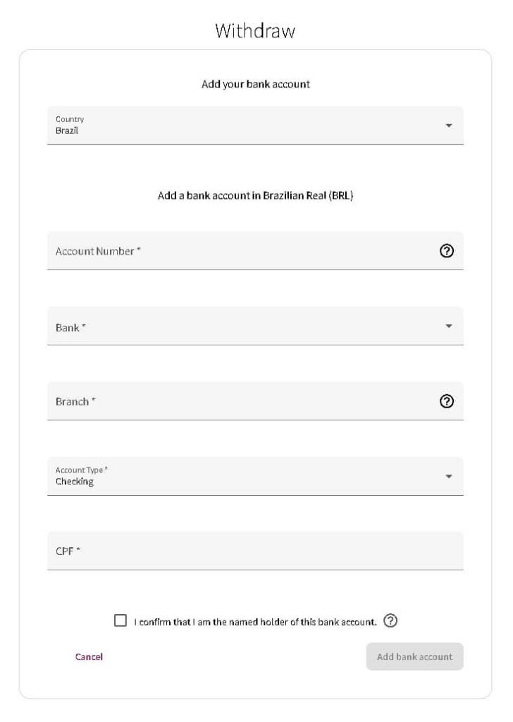 Skrill withdraw nubank | Cartão Pré-Pago Internacional Preencha os dados da sua conta bancaria do Nubank
