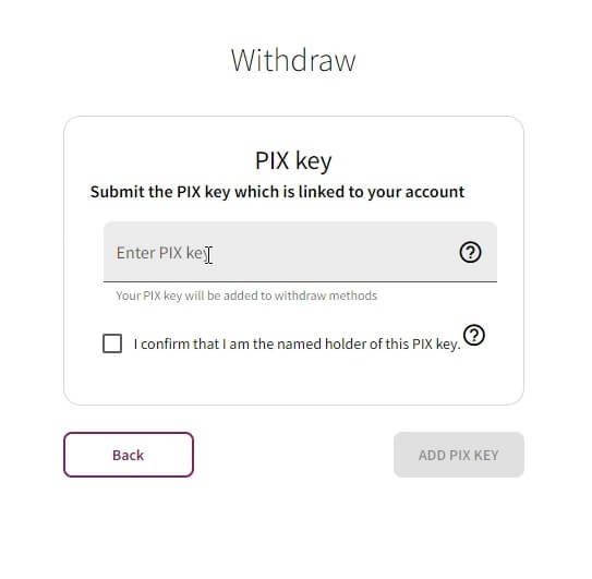 Adicionar chave Pix add Pix Key Skrill 2 | Cartão Pré-Pago Internacional Escolha a chave Pix para adicionar na Skrill