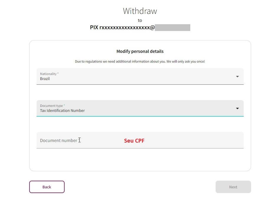 Pix Skrill Adicionar CPF | Cartão Pré-Pago Internacional Pix na Skrill - Adicionar CPF