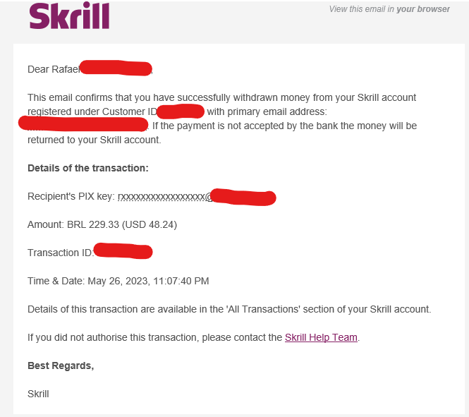 Pix Skrill Valor Convertido USD para BRL | Cartão Pré-Pago Internacional Pix Skrill Valor Convertido USD para BRL | Cartão Pré-Pago Internacional